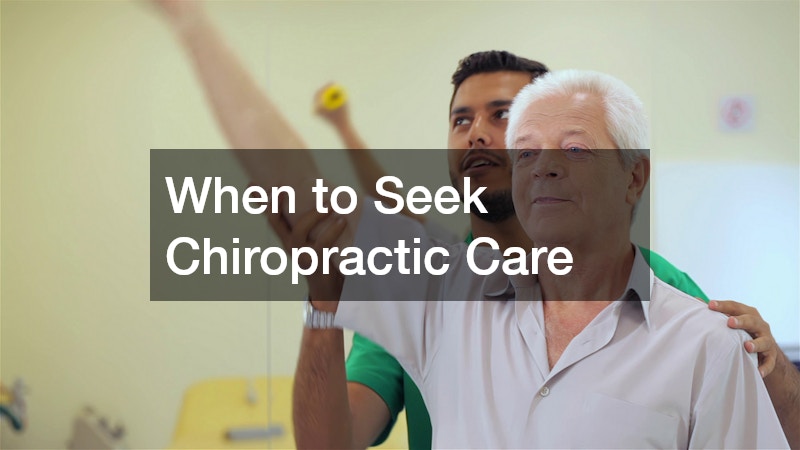 3 Signs You Should Visit a Chiropractor