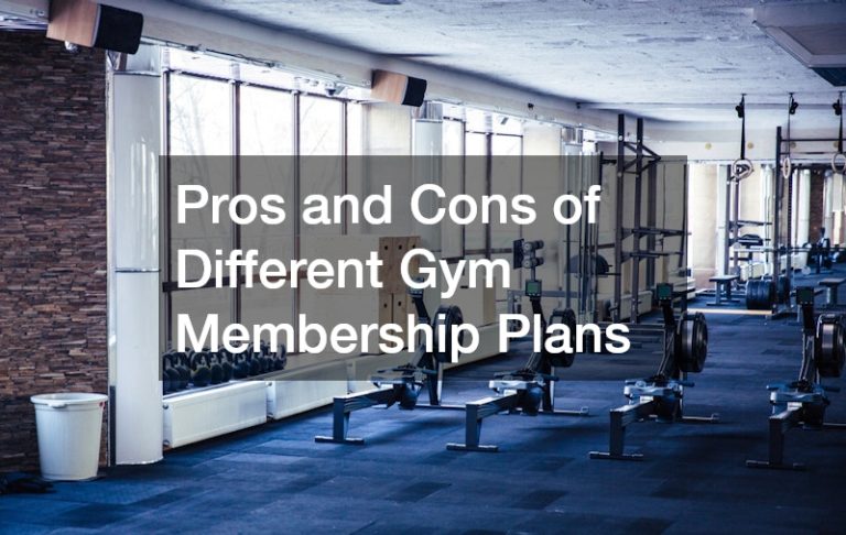 Pros and Cons of Different Gym Membership Plans